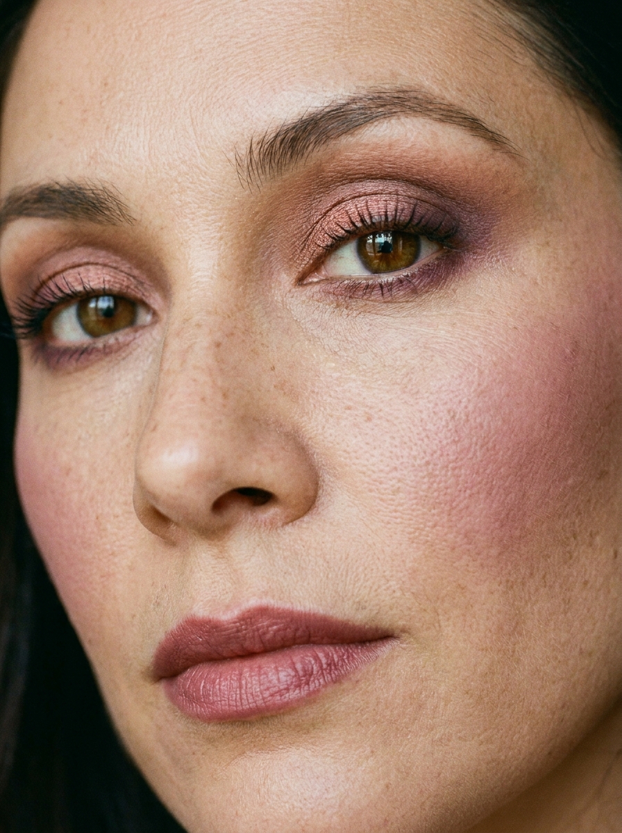 Copper & Plum Combination als Herbst Makeup Ideen für braune Augen Inspiration 2026